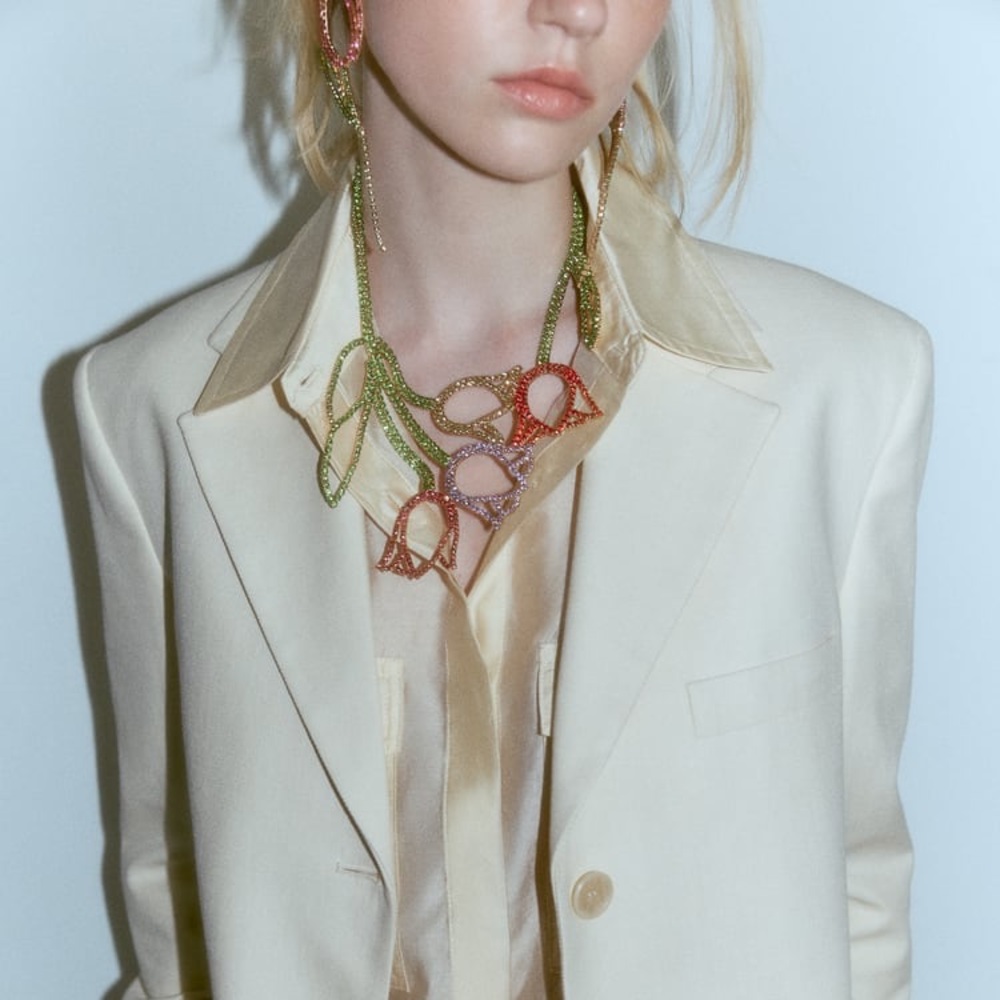 ZARA Rhinestone Necklace